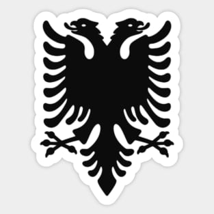 ALBANIA. COAT OF ARMS OF ALBANIA. SAMER BRASIL Sticker